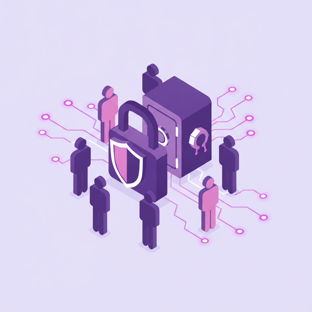 Illustration generee par intelligence artificielle illustrant : Le référent RGPD : le pilier incontournable pour la conformité de votre organisation